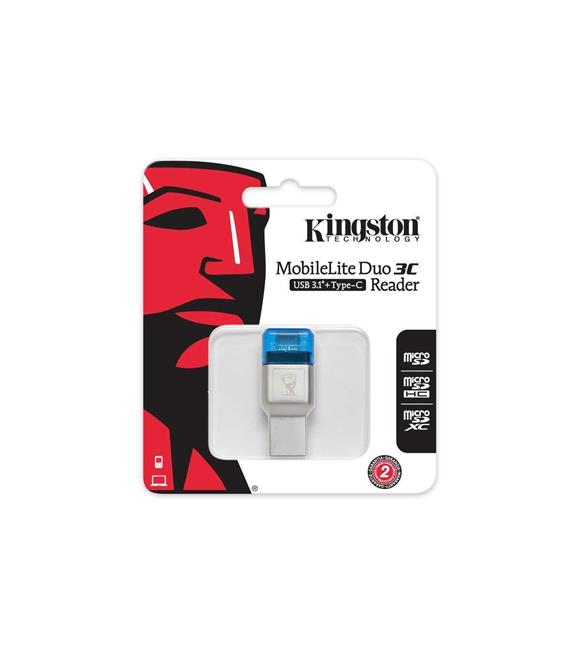 Kingston FCR-ML3C MobileLite DUO 3C USB-A+USB-C microSDHC-SDXC Kart Okuyucu_1