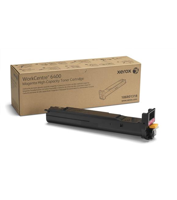 Xerox 106R01318 WorkCentre 6400 Yüksek Kapasite Magenta Kırmızı Toner 14.000 Sayfa