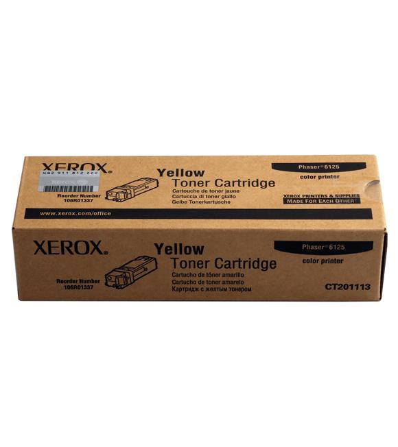 Xerox 106R01337 Phaser 6125 Yellow Sarı Toner 1.000 Sayfa