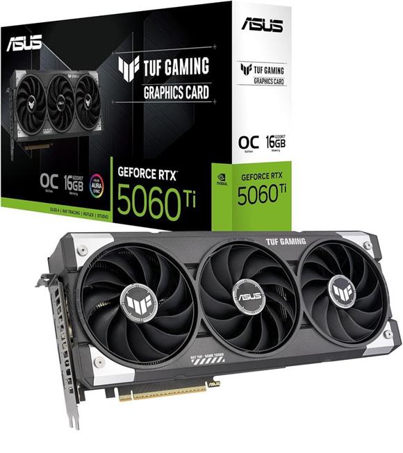 Asus TUF Gaming TUF-RTX5060TI-O16G-GAMING RTX5060TI 16GB GDDR7-128bit Ekran Kartı