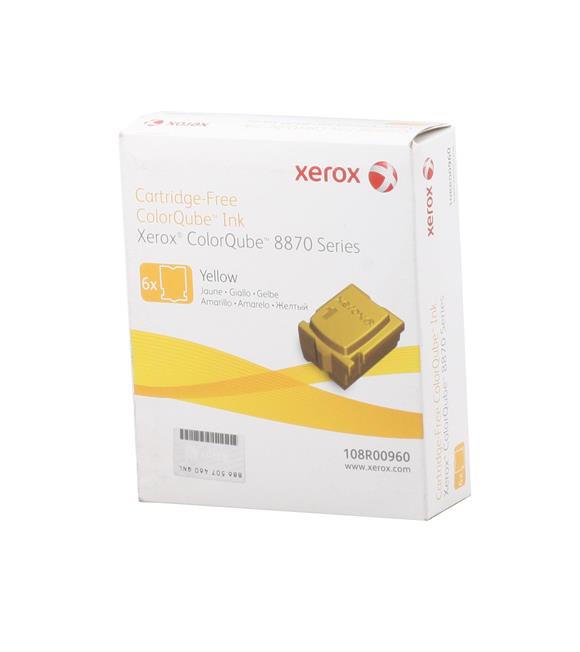Xerox 108R00960 Phaser 8870-8880 Genuine Solid Ink Yellow Sarı 6 Stick