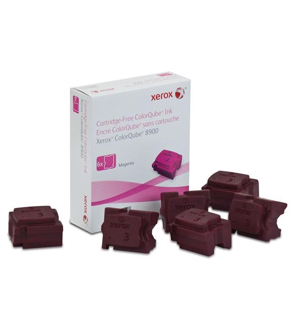 Xerox 108R01023 ColorQube 8900 Genuine Solid Ink Magenta Kırmızı 6 Stick