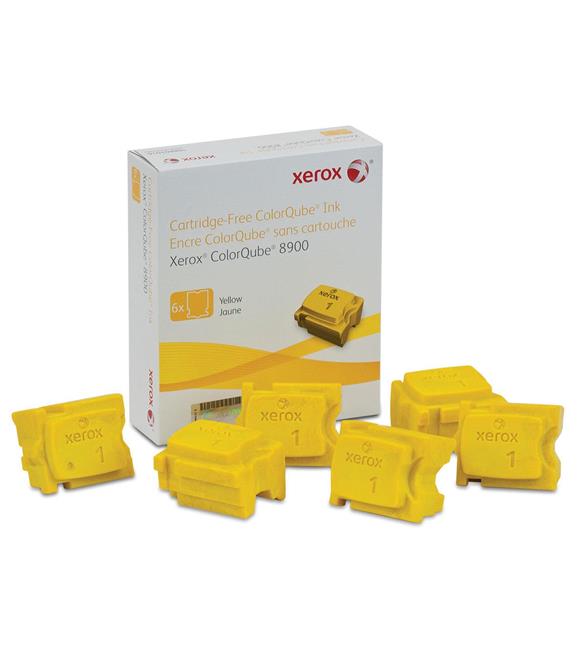 Xerox 108R01024 ColorQube 8900 Genuine Solid Ink Yellow Sarı 6 Stick