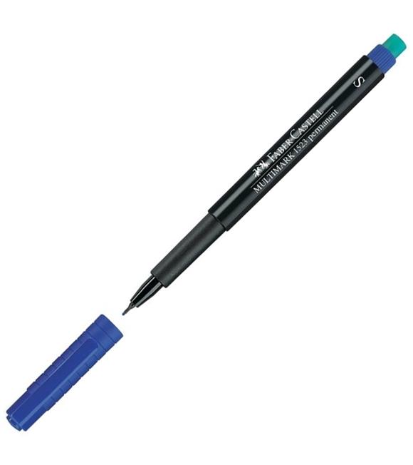 Faber-Castell Asetat Kalemi Permanent S Seri Mavi 15 23 51
