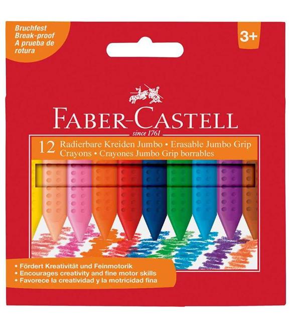 Faber-Castell Mum Boya Grıp Jumbo 12 Renk 5281 122540