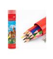 Faber-Castell Kuru Boya Red Line Metal Tüp Kutu Tam Boy 12 Renk Kalemtraş Hediyeli 5173 116512