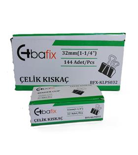 Bafix Kıskaç (Klips) Çelik 32 MM Bfx-Klps032