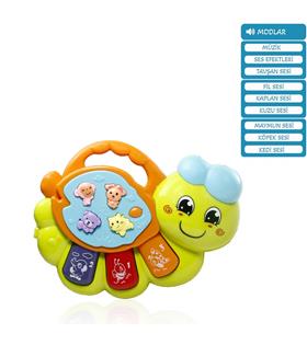 Vardem Oyuncak Işıklı Ve Müzikli Solucan Bebek VRD-JLG-855-68A