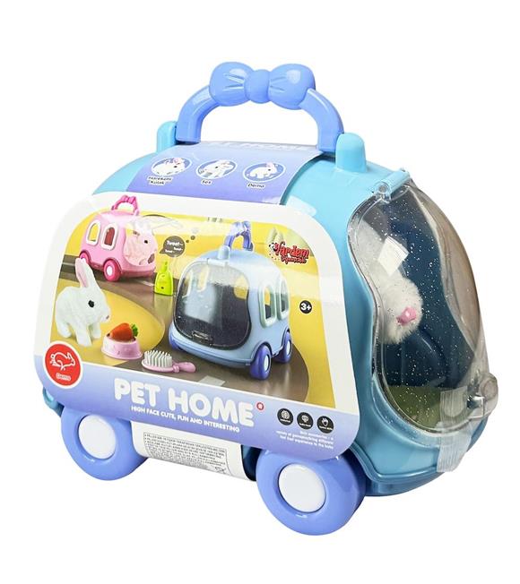 Vardem Oyuncak Taşıma Çantalı Sesli Hareketli Tavşan Set VRD-JND-6800