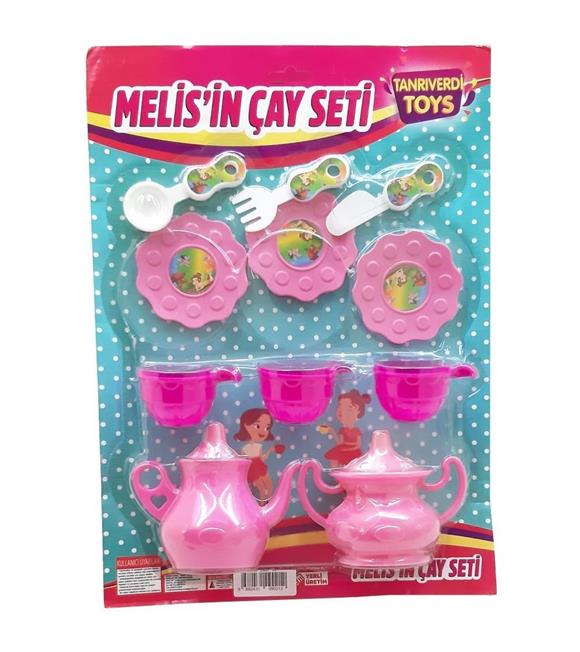 Asya Oyuncak Orta Boy Kartela Çay Seti SMK021