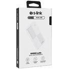 S-link IP-G12N 10000mAh Micro+Usb+ Type-C Giriş+Çıkış Beyaz. Taşınabilir Pil Şarj Cihazı Powerbank_1