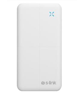 S-link IP-G12N 10000mAh Micro+Usb+ Type-C Giriş+Çıkış Beyaz. Taşınabilir Pil Şarj Cihazı Powerbank