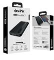 S-link IP-G11N 10000mAh Micro+Usb+ Type-C Giriş+Çıkış Siyah Taşınabilir Pil Şarj Cihazı Powerbank_1)