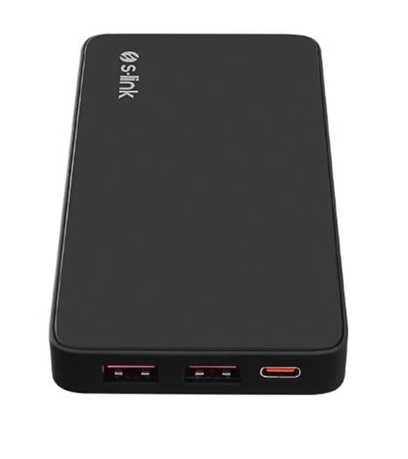 S-link P311L 10000mAh PRM LED Logo Siyah LCD Taşınabilir Pil Şarj Cihazı Powerbank