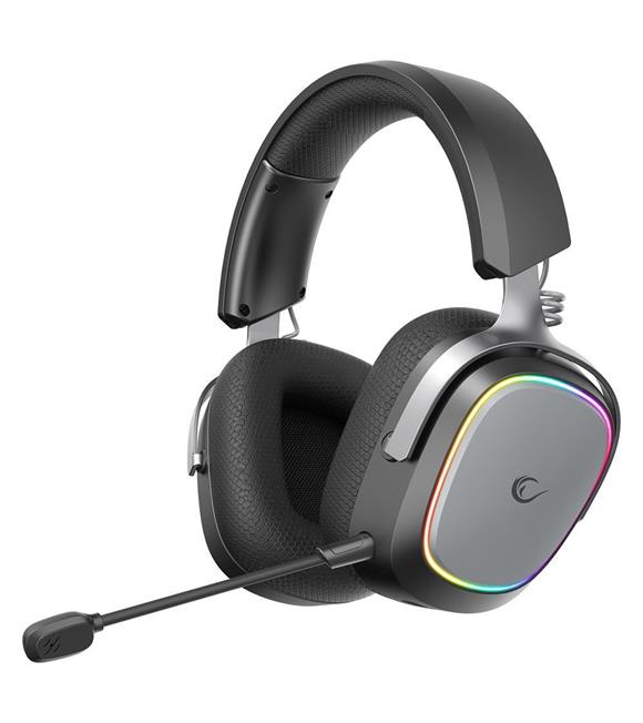 Rampage RETSU Siyah-Gri Kablosuz 2.4G+ Bluetooth Earpad Mikrofonlu Oyuncu Kulaklığı