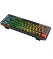 Rampage MINI PRO Siyah-Gri 2.4ghz+BT5.0+Type-C 5 Red Swich Q Kablosuz RGB Mekanik Oyuncu Klavyesi