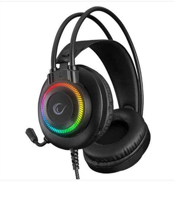 Rampage RM-K27 X-JAMMER Rainbow Ledli PC USB 3.5M PS4-XBOX-Mobile Gaming Oyuncu Mikrofonlu Kulaklık