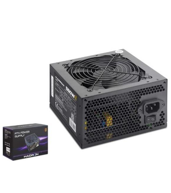 Nodar HADRON HD423 PC Power Supply Güç Kaynağı 550W 12 cm Fan ATX 80 Plus Siyah Power Supply(PSU)