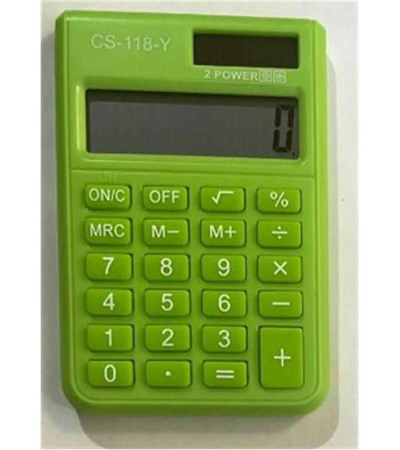 CSL CS-118-Y Yeşil 8 Hane Cep Tipi Hesap Makinesi