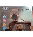 Everton Rt-748  Bluetooth Fm-Usb-Tf-Aux  Şarjlı Nostaljik Radyo