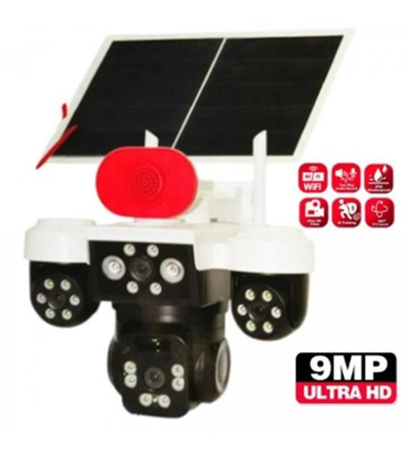 Apronx APX-WP296 9mp 3.6mm Üç Kameralı Wifi + Solar