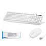 Nodar Km8520 Kablolu Klavye ve Mouse Set Q Beyaz