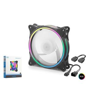 Nodar Nd2658 Kasa Fanı İç ve Halka Tip Argb 12Cm Siyah