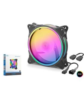 Nodar Nd2659 Kasa Fanı İç ve Dış parıltı Argb 12Cm Siyah