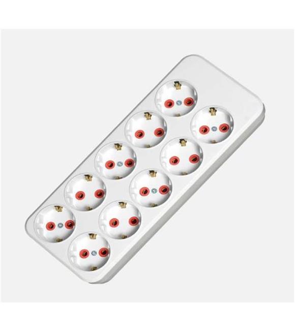 Mutlusan 10lu Topraklı Grup Priz (Klemensli) 001 170 110001 00 00