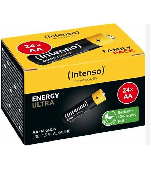 İntenso PBIN-562 LR6 AA Boy Ultra Alkalin Kalem Pil 24lü Paket Piller