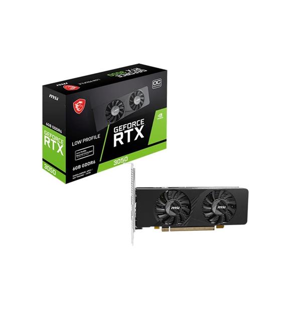 Msi GeForce RTX3050 LP E 6G OC GDDR6 96Bit DX12 Gaming (Oyuncu) Ekran Kartı