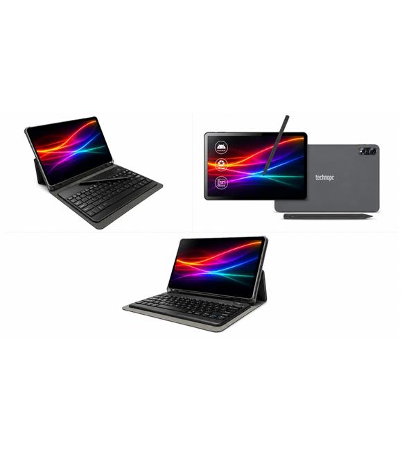 Technopc Signtech 12NS 11.97" IPS FHD 8Core 2GHz 8-256GB 5-13MP Deri Kılıf Aktif Kalem+Klavye Tablet IPad ve Tabletler