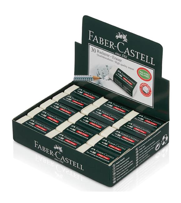 Faber-Castell Faber Öğrenci Silgisi 30 LU Beyaz (7085-30) 18 85 38 Silgiler