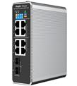 Ruijie RG-NIS2100-8GT2SFP-HP 8x10-100-1000 PoE+2xSFP Port IP40 Harici Güç Kaynağı Endüstriyel Switch