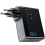 MCDODO CH-8101 Gan Serisi 100W 3 Port Başlıklı1xUsb 2 xType-C Girişli Universal Şarj Adaptörü-Siyah