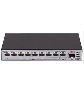 H3C S1600V2-10P-HPWR L2 9x 10-100-1000 BASE-T Ports (8x PoE+ Ports) 1x 1G SFP Port, 125W PoE+ Switch