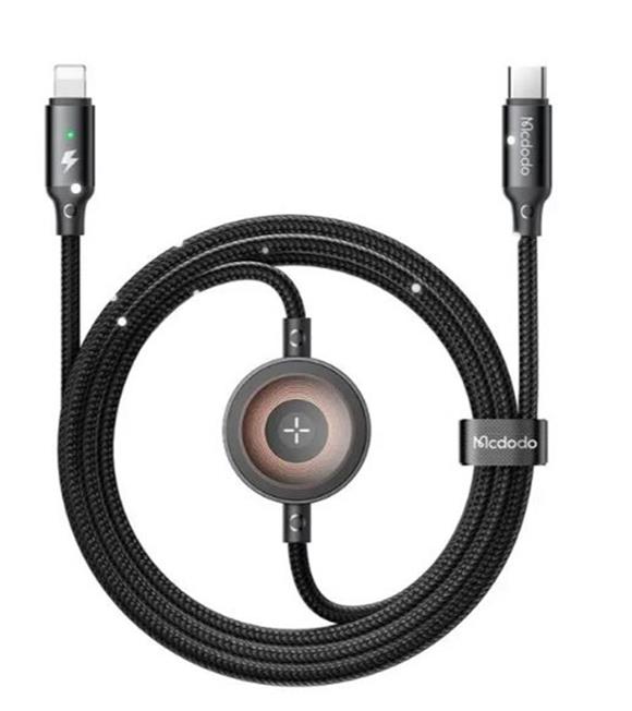 Hepu MCDODO CA-5680 36W 1 LİGHTNİNG VE 1 WATCH KABLOSUZ ŞARJ KABLOSU- SİYAH Cep Telefonu Aksesuarları
