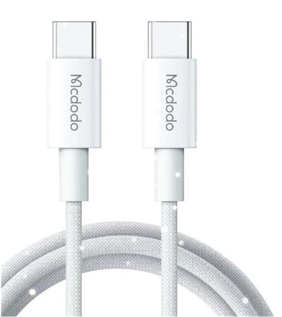 MCDODO CA-2770 60W USB -C TO USB-C ŞARJ VE DATA KABLOSU BEYAZ - 1.2 M Cep Telefonu Aksesuarları