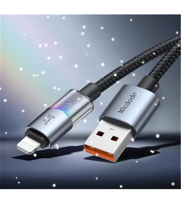 MCDODO CA-8170 USB-A TO LİGHNİNG 7 RENKLİ IŞIKLI 1.2M KABLO Cep Telefonu Aksesuarları