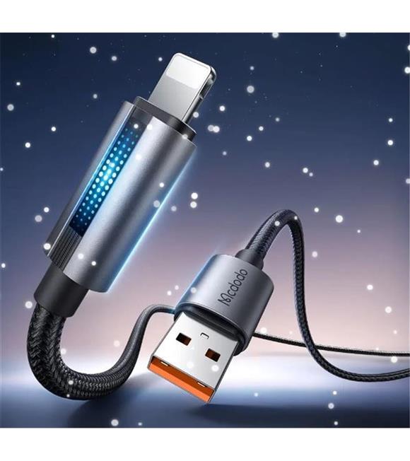MCDODO CA-5660 USB-A TO LİGHTNİNG LED Işıklı 1.2 M KABLO Cep Telefonu Aksesuarları