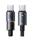 Hepu MCDODO CA-8200 TYPE-C TO TYPE-C 7 Renkli LED Işıklı 100W 1.2M KABLO Cep Telefonu Aksesuarları