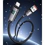 MCDODO CA-6490 USB-A - YATAY LED EKRANLI AYDINLATMA KABLOSU SİYAH 1.2M