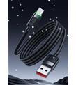 Hepu MCDODO CA-5650 USB-A TO USB-C 6A SİYAH SARILABİLİR MANYETİK 1.2M KABLO Cep Telefonu Aksesuarları