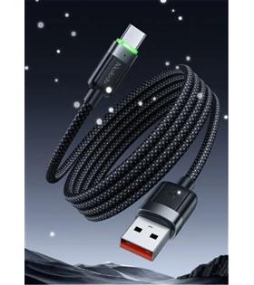 MCDODO CA-5650 USB-A TO USB-C 6A SİYAH SARILABİLİR MANYETİK 1.2M KABLO