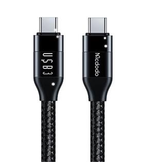 MCDODO CA-7132 TYPE-C TO TYPE-C USB 3 100W DATA AKTARIM VE ŞARJ KABLOSU 1.2 M - SİYAH