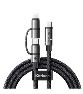 MCDODO CA-6780 2Sİ 1 ARADA TYPE-C TO TYPE-C + TYPE-C 1.5M 100W SİYAH KABLO