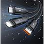MCDODO CA-5790 3ü 1 arada USB-Cye + Lightning + Mikro USB Şarj ve Veri aktarım Kablosu 1,2 M