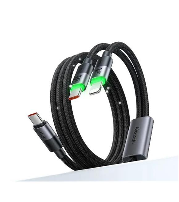 MCDODO CA-6700 2si 1 ARADA 100W 1.5 M TYPE-C TO TYPE-C + LİGHTNİNG KABLO Cep Telefonu Aksesuarları