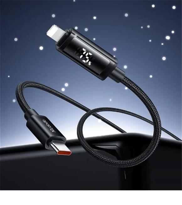 MCDODO CA-7990 TYPE-C TO LİGHNİNG 36W ÇİFT LED EKRANLI 1.2M KABLO Cep Telefonu Aksesuarları