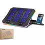Hadron Dcxa19 Notebook Soğutucu 9-Fan + Telefon Standı 14-18 RGB Siyah